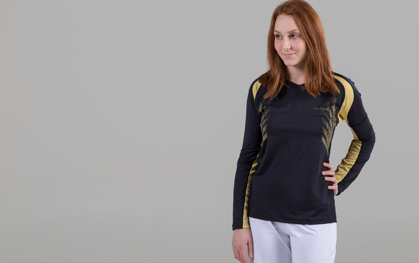 Moda Running Paljari De Luxe, Unisex - Maglia; Colore: nero [00630]