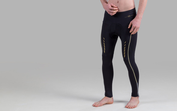 Moda Bike Paljari De Luxe, Unisex - Pantalone con fibra a onde bio infrarosse; Colore: nero [00655]