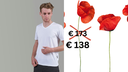 [00460] Paljari T-Shirt mit Bio-Infrarot Faser, UNISEX; Farbe: schwarz oder weiß V-Ausschnitt WA