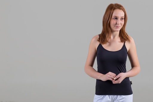 Angebot: Paljari Top mit Bio-Infrarot Faser Farbe: weiß/schwarz [00449]