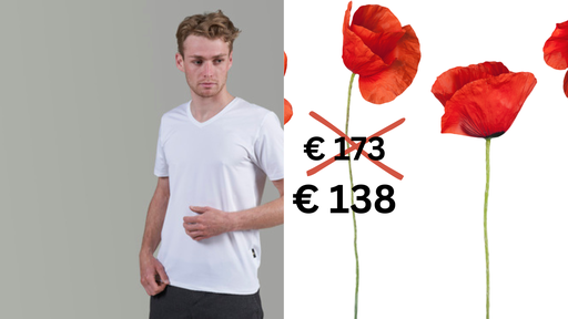 [00460 JUN] Paljari T-Shirt mit Bio-Infrarot Faser, UNISEX; Farbe: weiß V-Ausschnitt